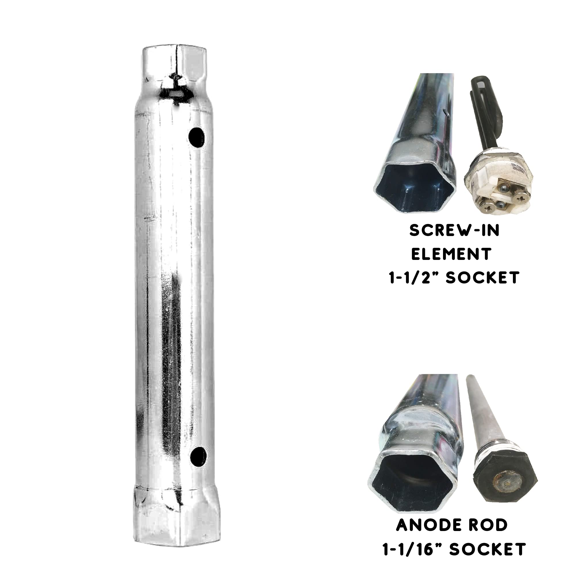 Buy ONENESS 369 Dual Hex Wrench Removal Tool for Anode and Water Heater