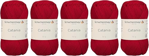 Miniatura 9 de 5 madejas SMC Catania Originals, marrón 100% algodón, total 17.6 onzas cada 1.75 onzas (1.76 oz)  137 yardas (410.1 ft), Fine-Sport 2, color 415