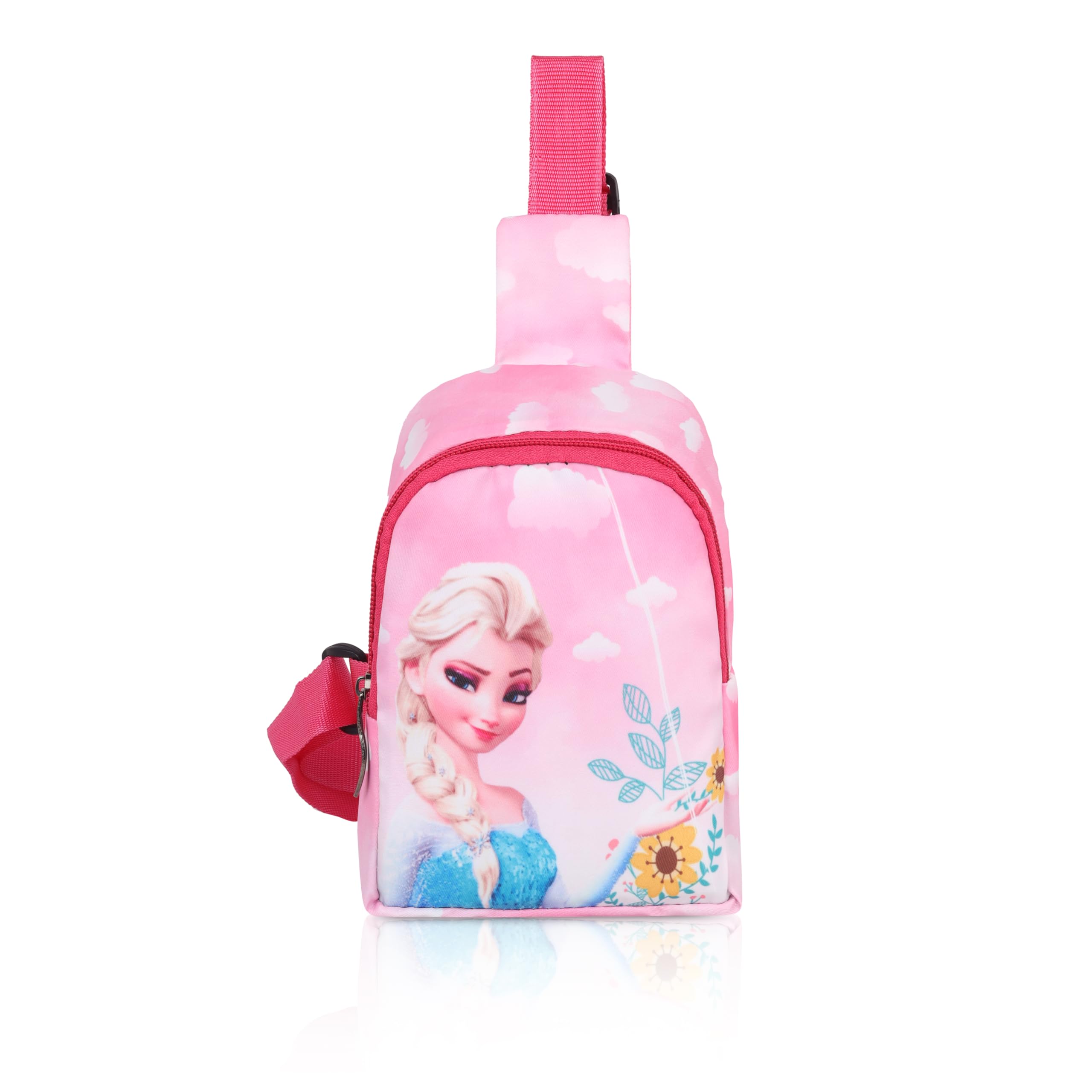 Echo Boomers Small Pink Frozen Theme Crossbody Sling Bag For Children (B0CP8VQYYJ) Amazon Price History, Amazon Price Tracker