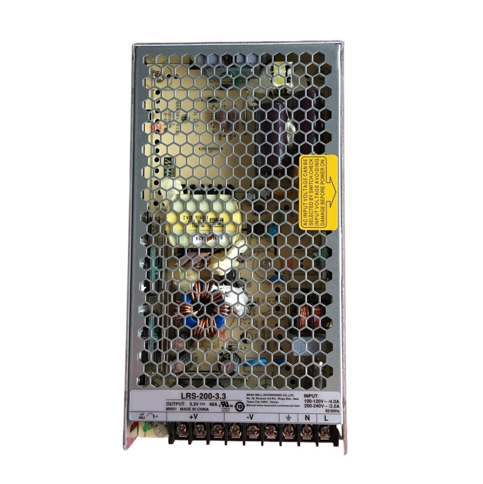 BRODEFUP 200W Single Output Switching Power Supply LRS-200/3.3V 4.2V 5V 12V 15V 24V 36V 48V(LRS-200-3.3)