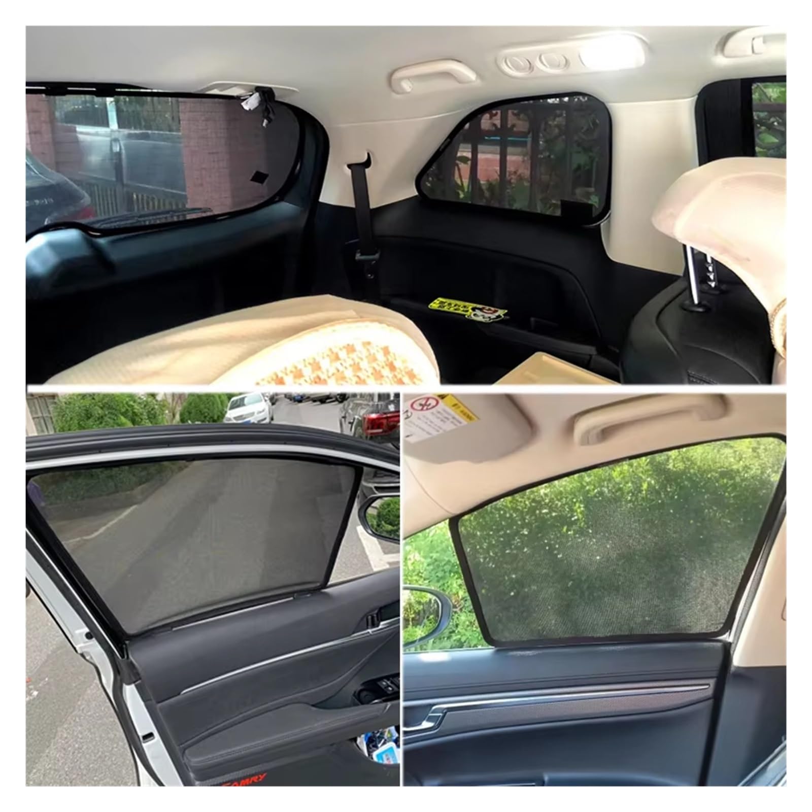 Für Hyundai Für Ioniq AE 2017-2022 Sonnenschutz Wärmedämmung Magnetische Schatten Visiere Privatsphäre Auto Mesh Sonnenschirme Sonnenblenden(4PCS Front Rear)