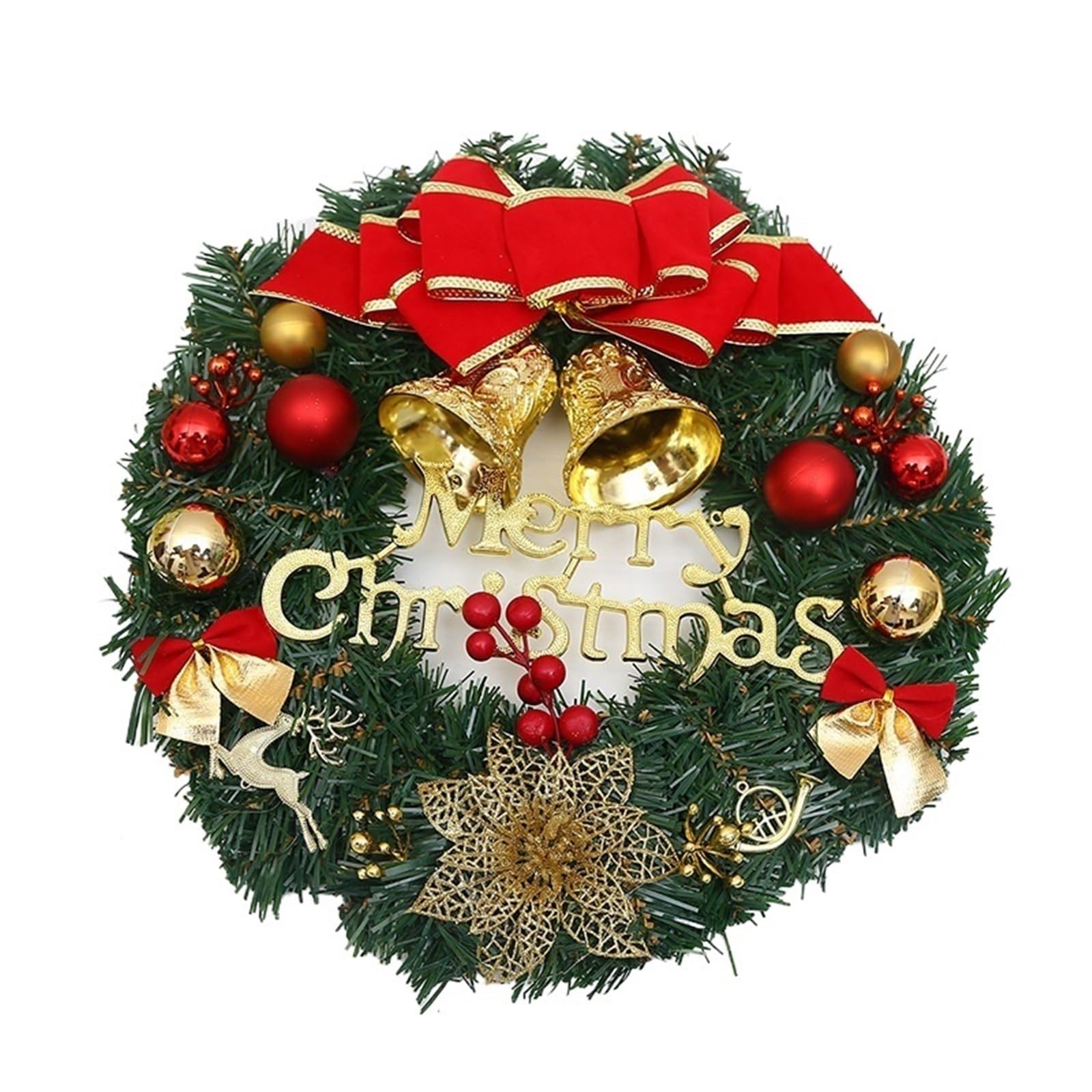 Wreaths Wreath Decoration Garland Front Door Window Pendant Ornament Party Supplies(Style 1)