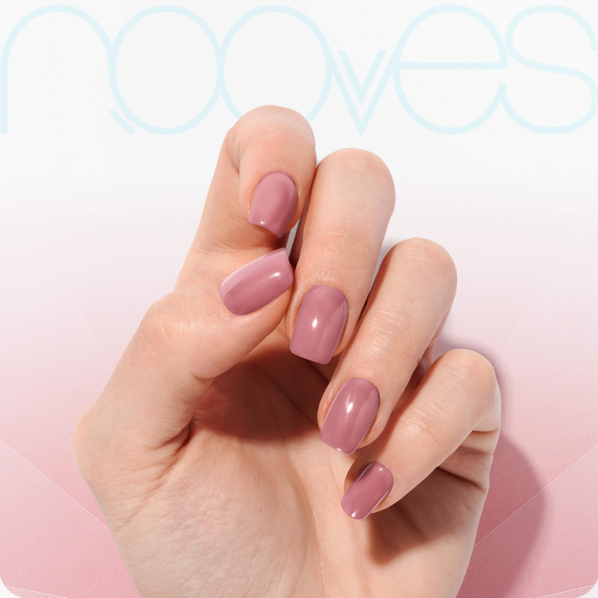 Zestaw Starter Beauty Rose|2 Precyzowane żelowe folie do paznokci Premium|Lampa do paznokci UV/LED|Żel Top Coat Glossy|Półtrwałe żelowe paski do paznokci|Naklejki Paznokci Półtrwały w żelu|Naklejki