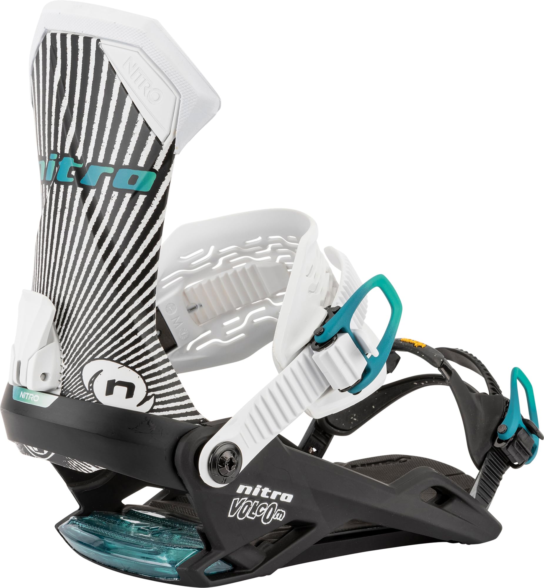 Nitro Snowboards Men's Team Bdg Snowboard Binding, Nitro x Volcom, M