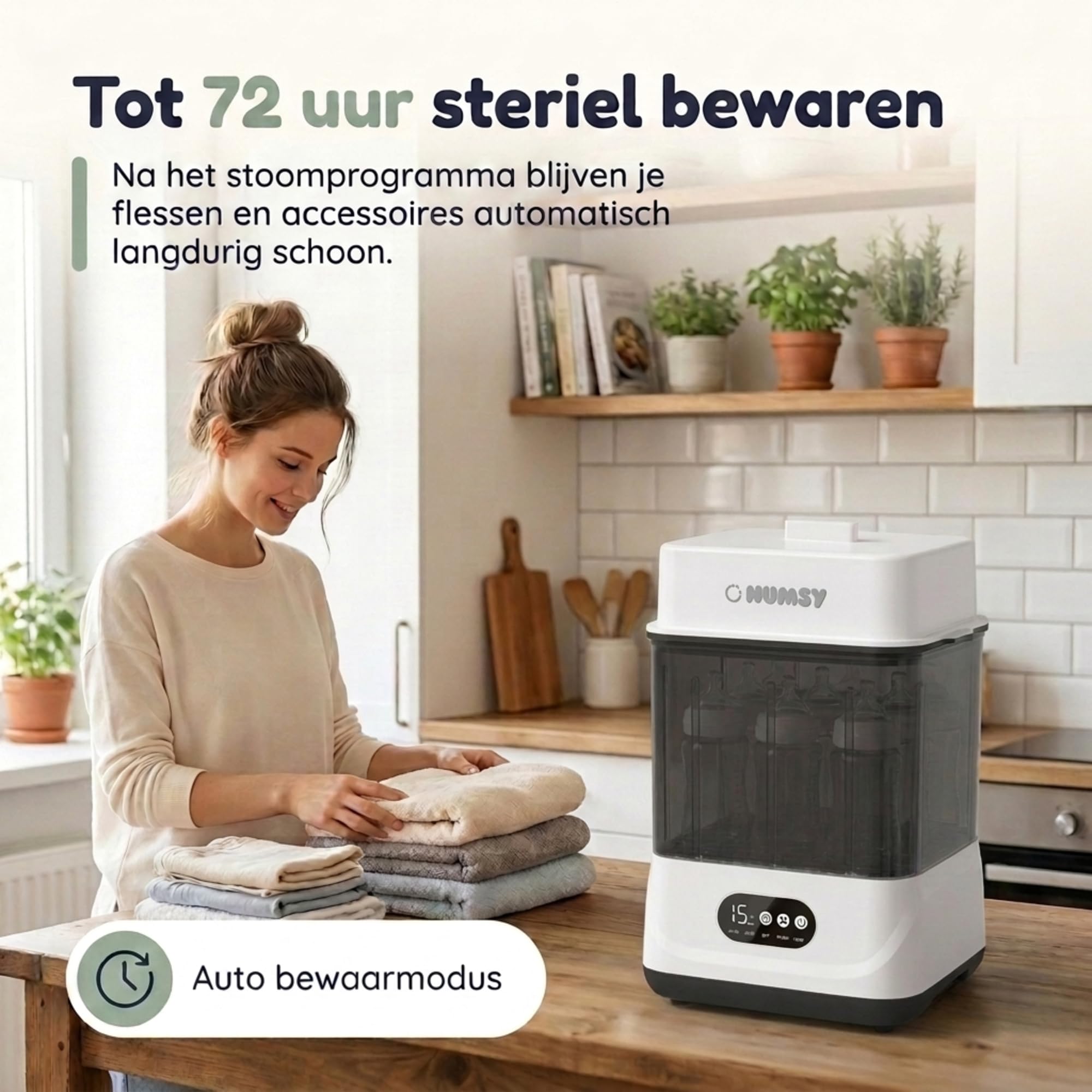 Numsy Steamix Max sterylizator do butelek i suszarek – sterylizator butelek
