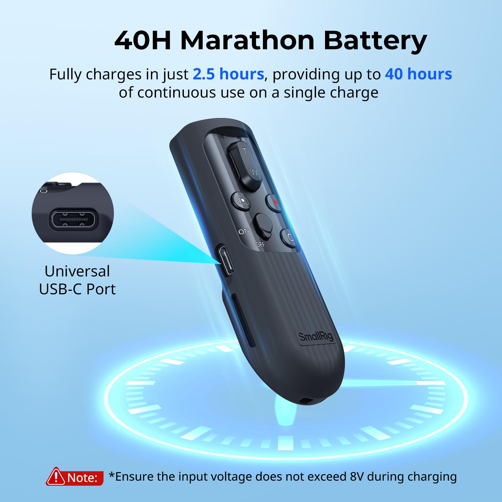 SMALLRIG SR-RG2 Drahtlose Fernbedienung für Sony für Canon für Nikon Kamera, für A7 V, A7 IV, A7RV, A7R IV, A7R III, A7SIII, A6700, FX3, A7C, A7CR, A7C II, ZV-E10, R5, R6, R7, R8, Z50 III, R6 V - 5207