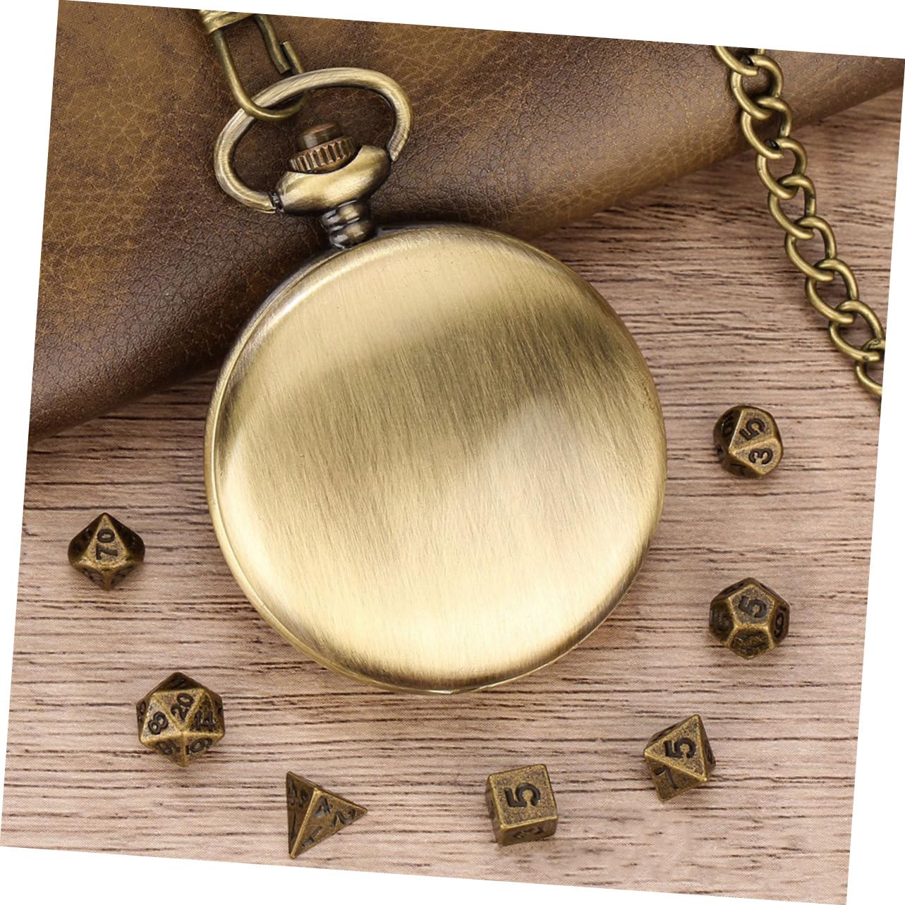 SHERCHPRY 4 Set Di Orologi Da Tasca Alla Moda Retrò Oggetti Di Scena Per Giochi Di Dadi Giochi Di Scena In Metallo