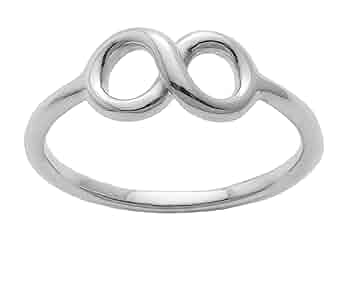 Amazon.com: Silverly Sterling Silver Infinity Symbol Ring for