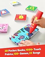 Vista 7 de KOKODI Juego de 30 libros pequeños, 30 libros de audio interactivos, libros de sonido para niños, juguetes electrónicos de aprendizaje para niños