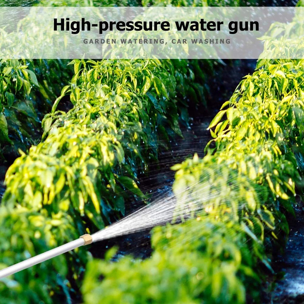 Boquilla de manguera, pulverizador de agua de alta presión para riego y lavado, pistola de pulverización duradera para jardín y uso al aire libre