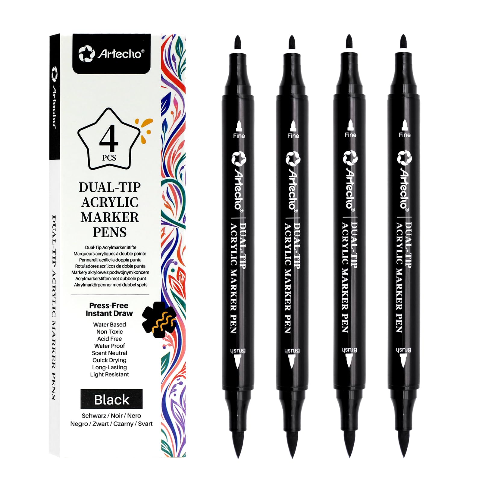 Artecho Acrylic Paint Markers - 72 Colors -11