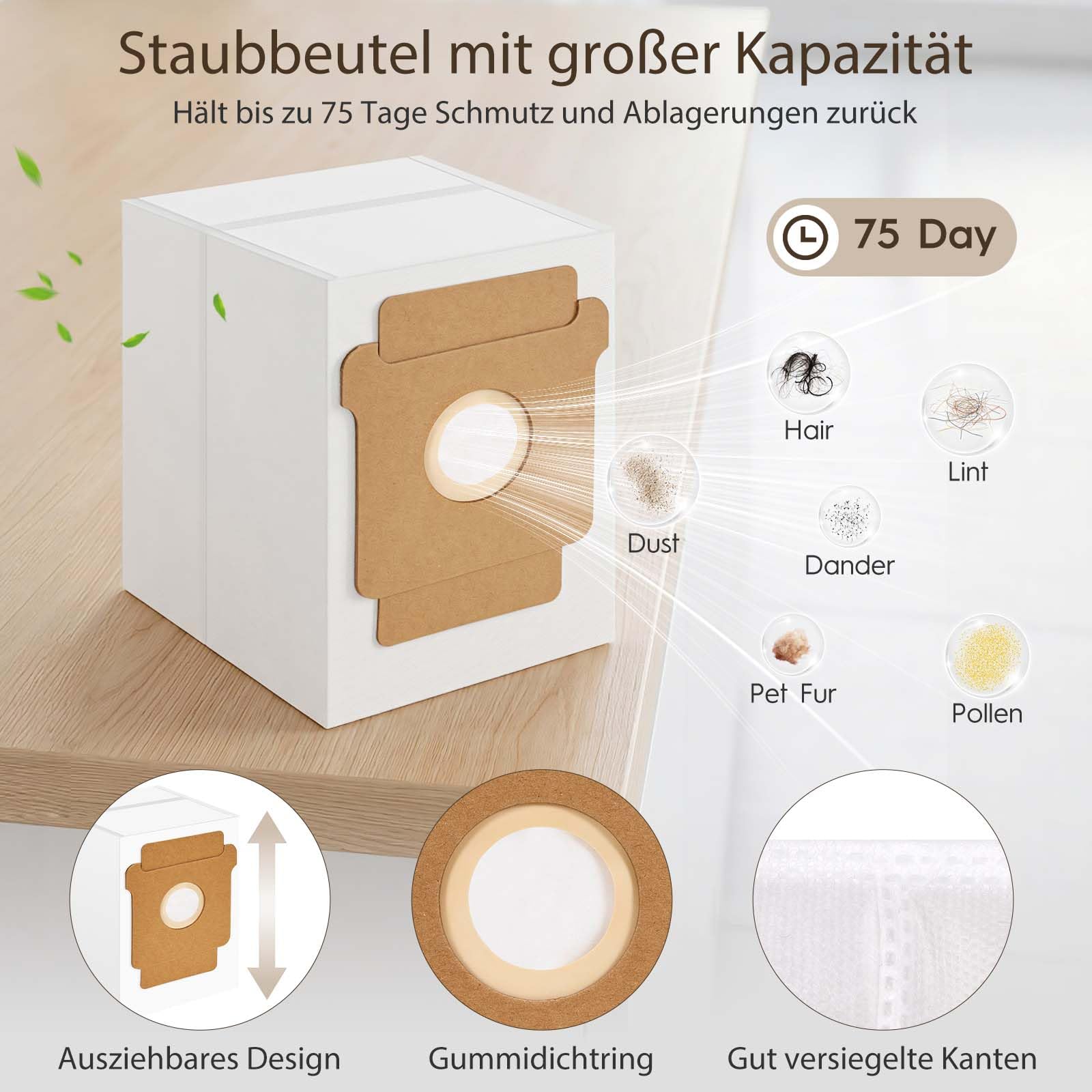 20 Stück Ersatzteile für iRobot Roomba Max 705/706 Combo Saugroboter, Mxa 705/706 Combo Zubehör-Set, 2 Hauptbürsten, 6 Staubbeutel, 4 Filter, 1 Rollmopp, 6 Seitenbürsten, 1 Reinigungsbürste | Roomba 705X / Max 705 Kombi-Zubehör-Set, 2 Hauptbürsten, 6 Stau