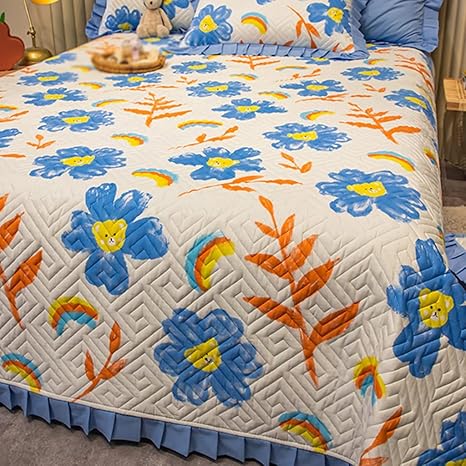 Amazon ベッドカバー ダブル エレガントで温かみのあるアートプリントパターン 掛け布団 ベッドルーム快適な綿のスリーピングキルト 四季に適しています Color K Size 0 230cm 寝具カバーセット オンライン通販