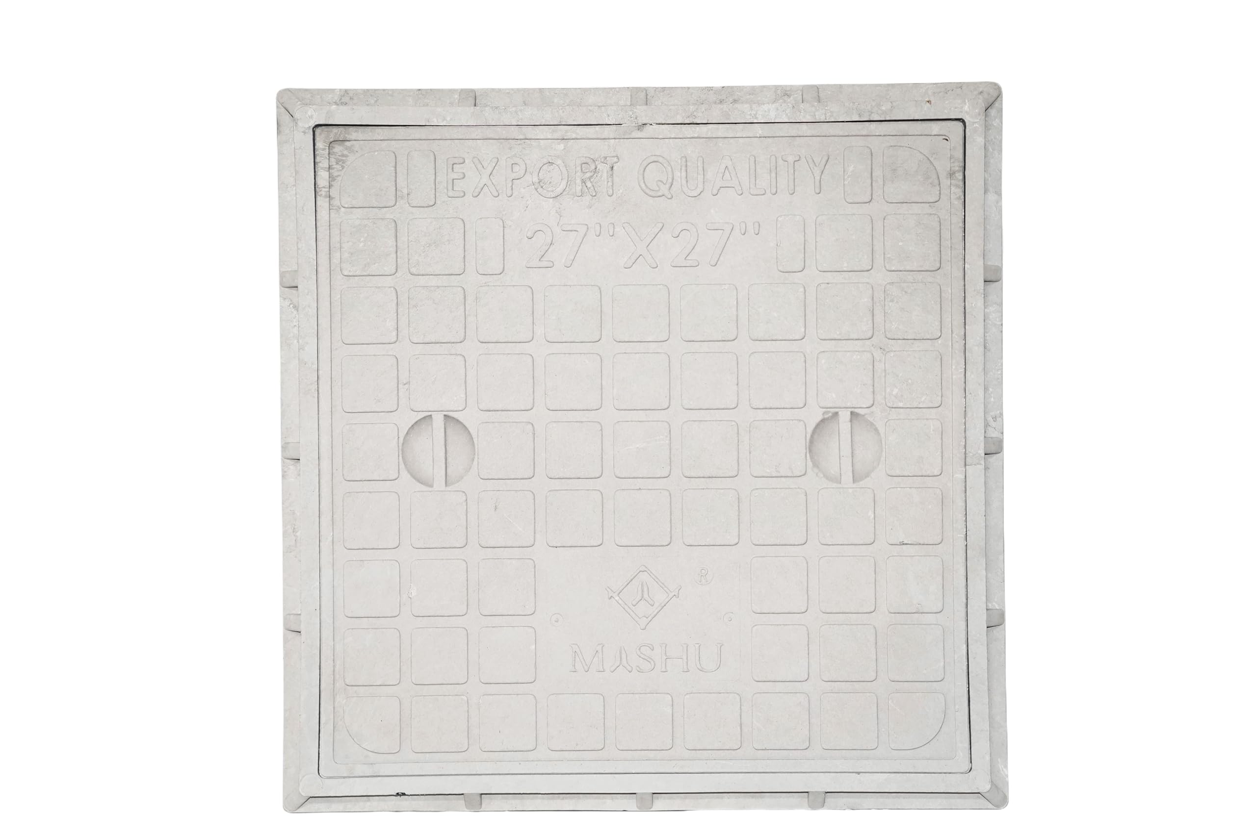 MASHU LDP Manhole Cover Floor Drain Cover | Drainage Cover | Chamber Cover | Water Tank Cover | Sump Cover (27 * 27 Inch, Grey) (B0CJR75336) Amazon Price History, Amazon Price Tracker