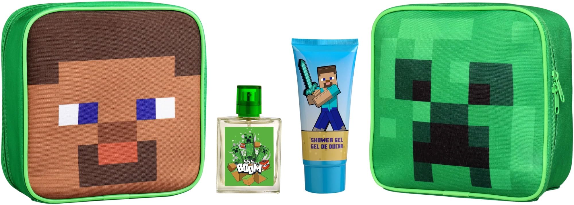 Minecraft - Beauty case EDT 50 ml e gel doccia 100 ml