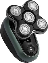 Remington RX7 Electric Head Shaver for Bald Men (Cordless, 60-Min Usage, USB, 5 Cutting Heads Skin Close Results (0.2mm), Turbo, Wet & Dry, Easy Clean, Waterproof, Pop-up Trimmer, Travel Pouch) XR1600