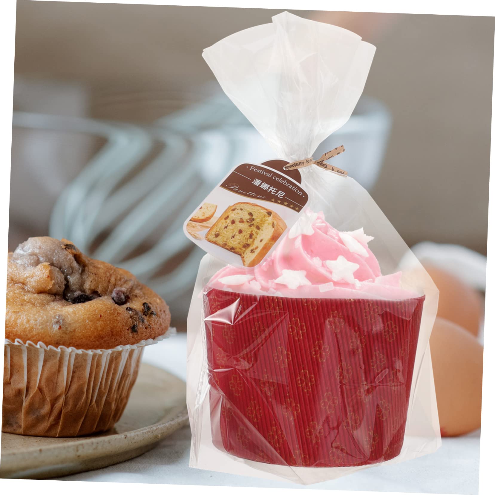 ABOOFAN Cupcake Papieren Vormpjes Muffin Bakvormpjes Oliebestendig Voor Eenvoudig Vormen Decoratief