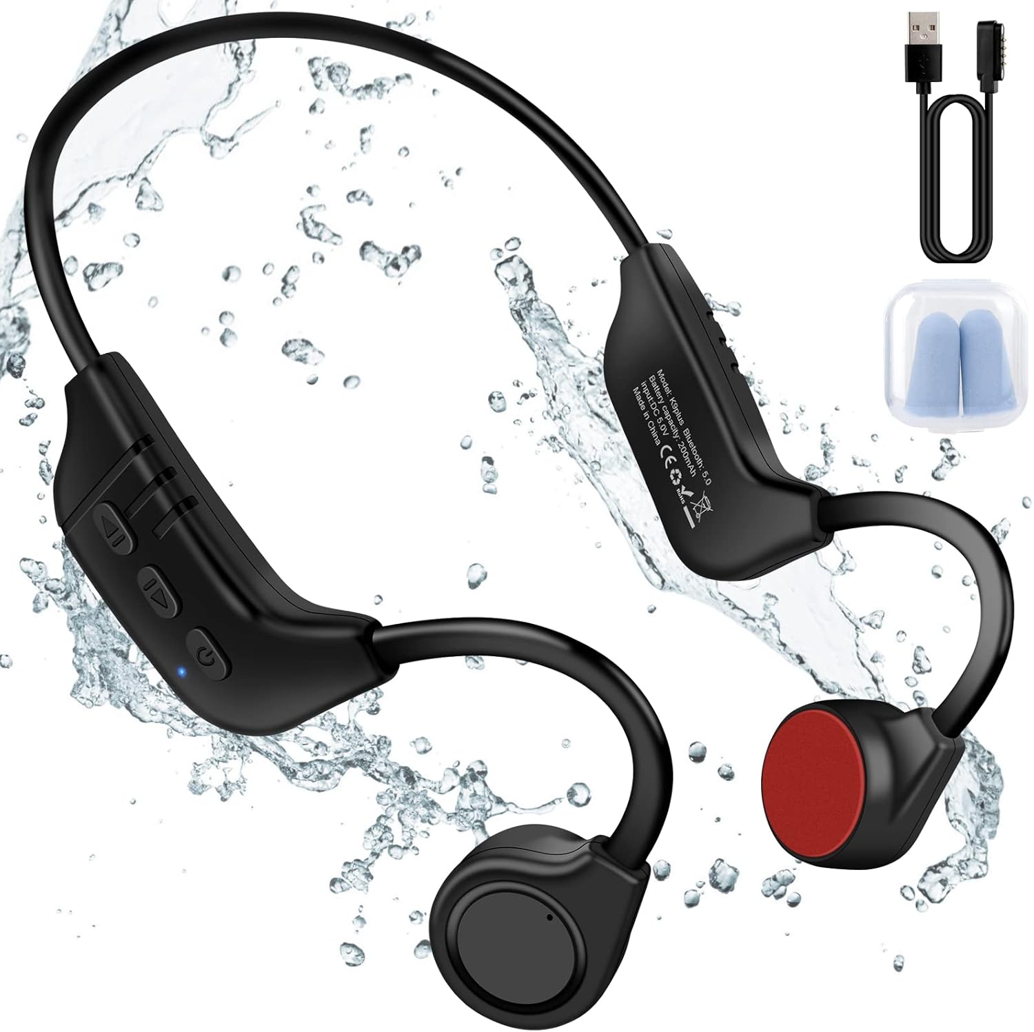 Bone Conduction Headphones, Open Ear Bluetooth Headphones