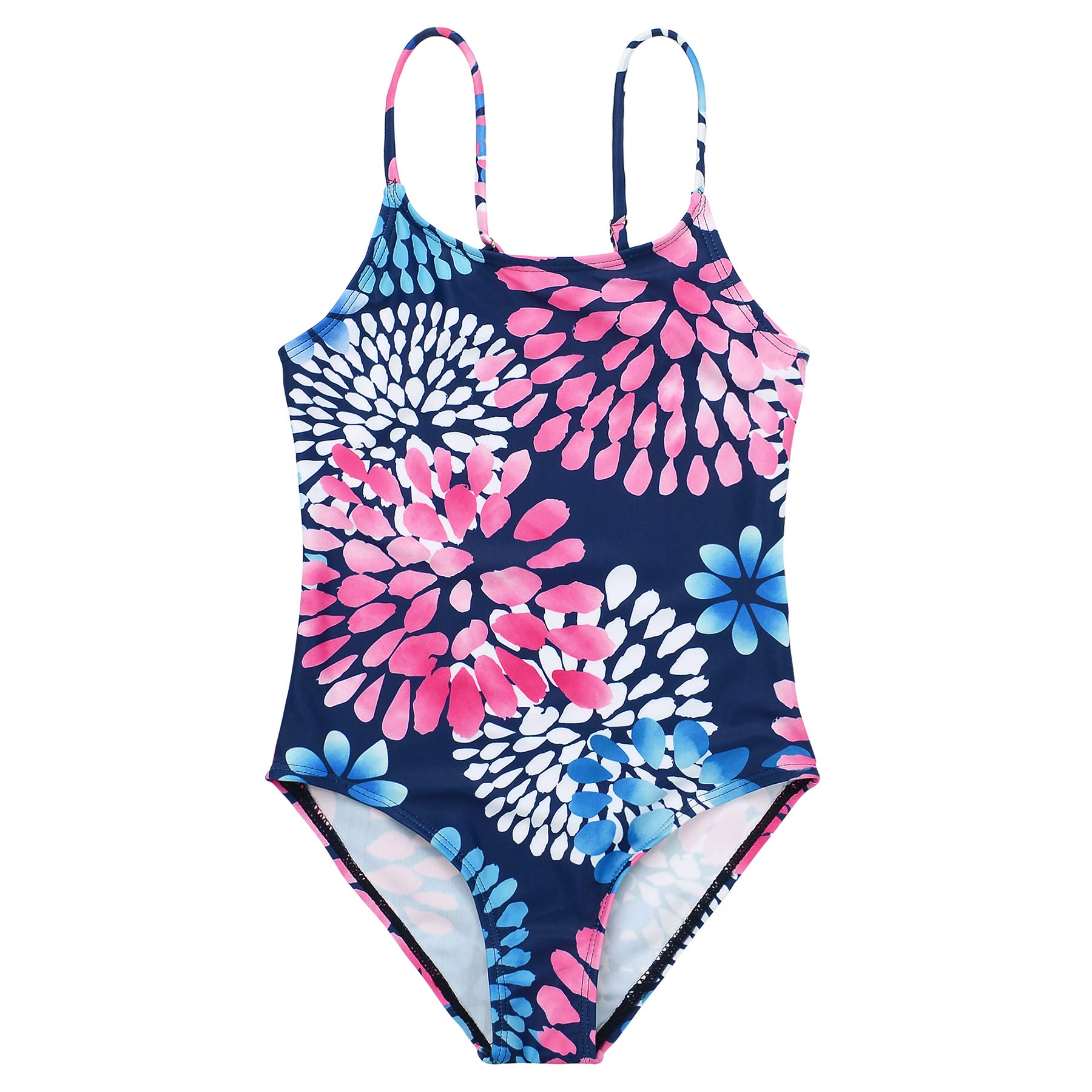 Zando Girls Swimsuits Bathing Suits - Athletic One Piece Swimsuit Beach Swimwear for Baby Girl Toddler Kids