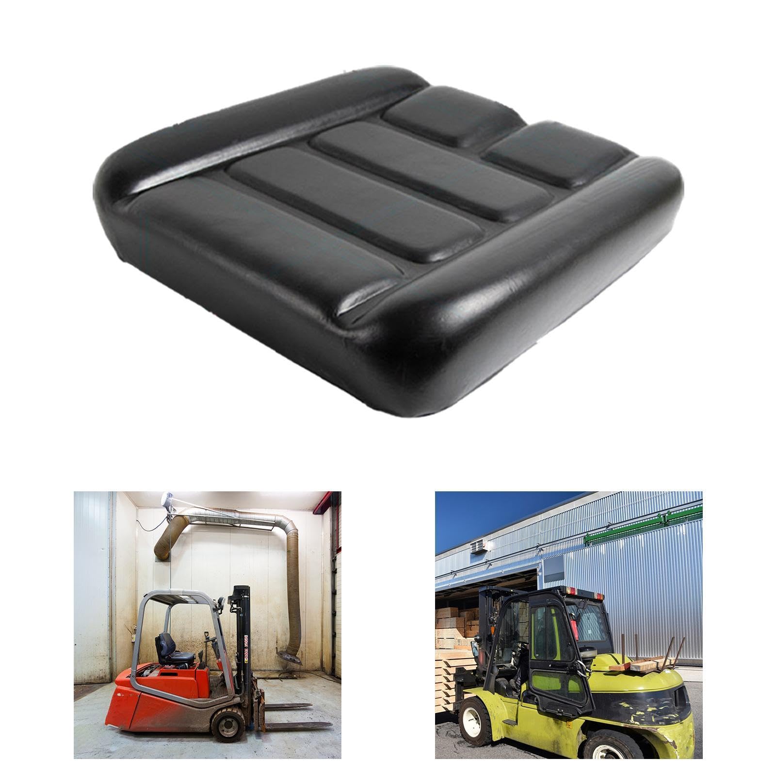 Sedile Universale per Carrello, Sedile per Trattore, Sedile per Macchina Agricola a Tre Ruote, Facile Installazione, Accessorio Compatto per, 46cmx41cm