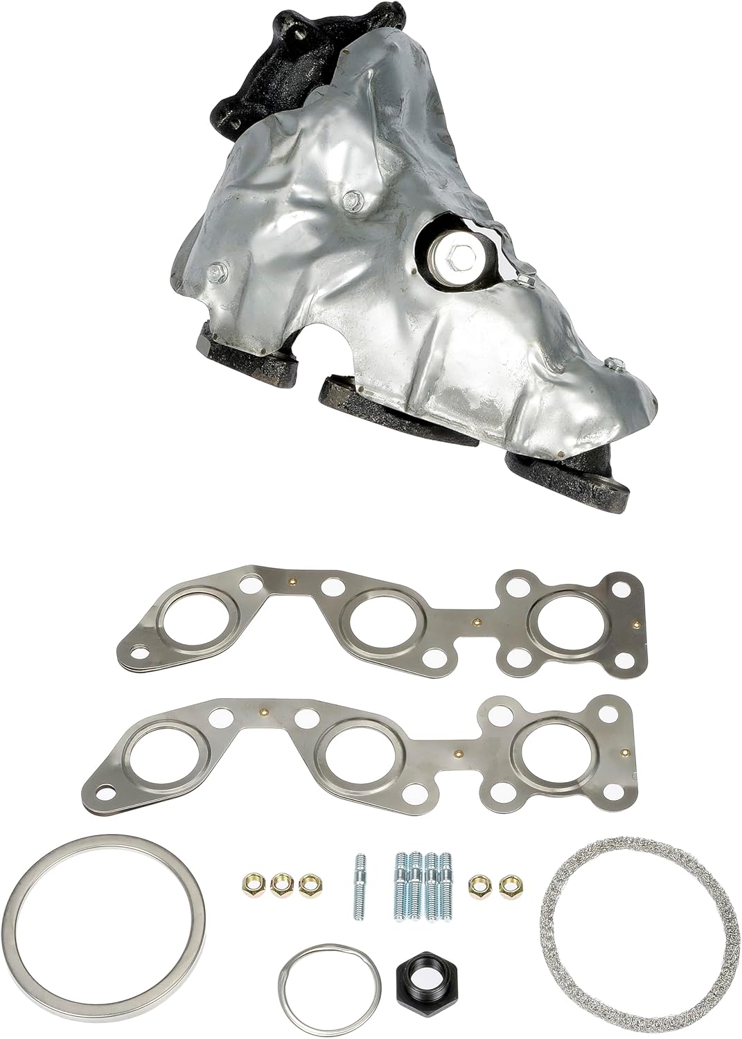 Dorman 674-431 Driver Side Exhaust Manifold Kit - Includes Required Gaskets and Hardware Compatible with Select Infiniti / Nissan Models