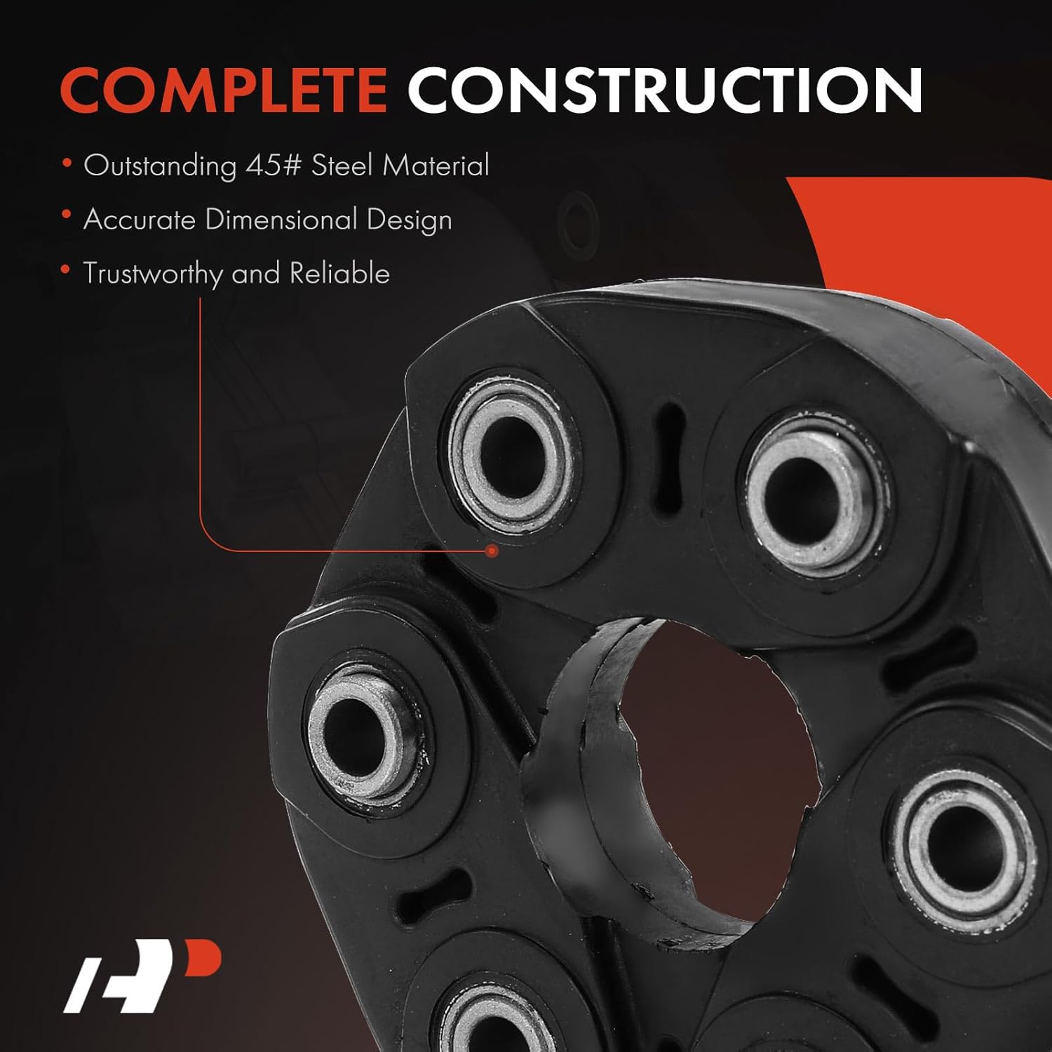 A-Premium Rear Driveshaft Coupler Flex Joint Coupling Without Accessory Compatible with Hyundai Santa Fe 2007-2019, Santa Fe Sport 2013-2018, Santa Fe XL 2013-2019, Veracruz & Kia Sorento 2011-2016