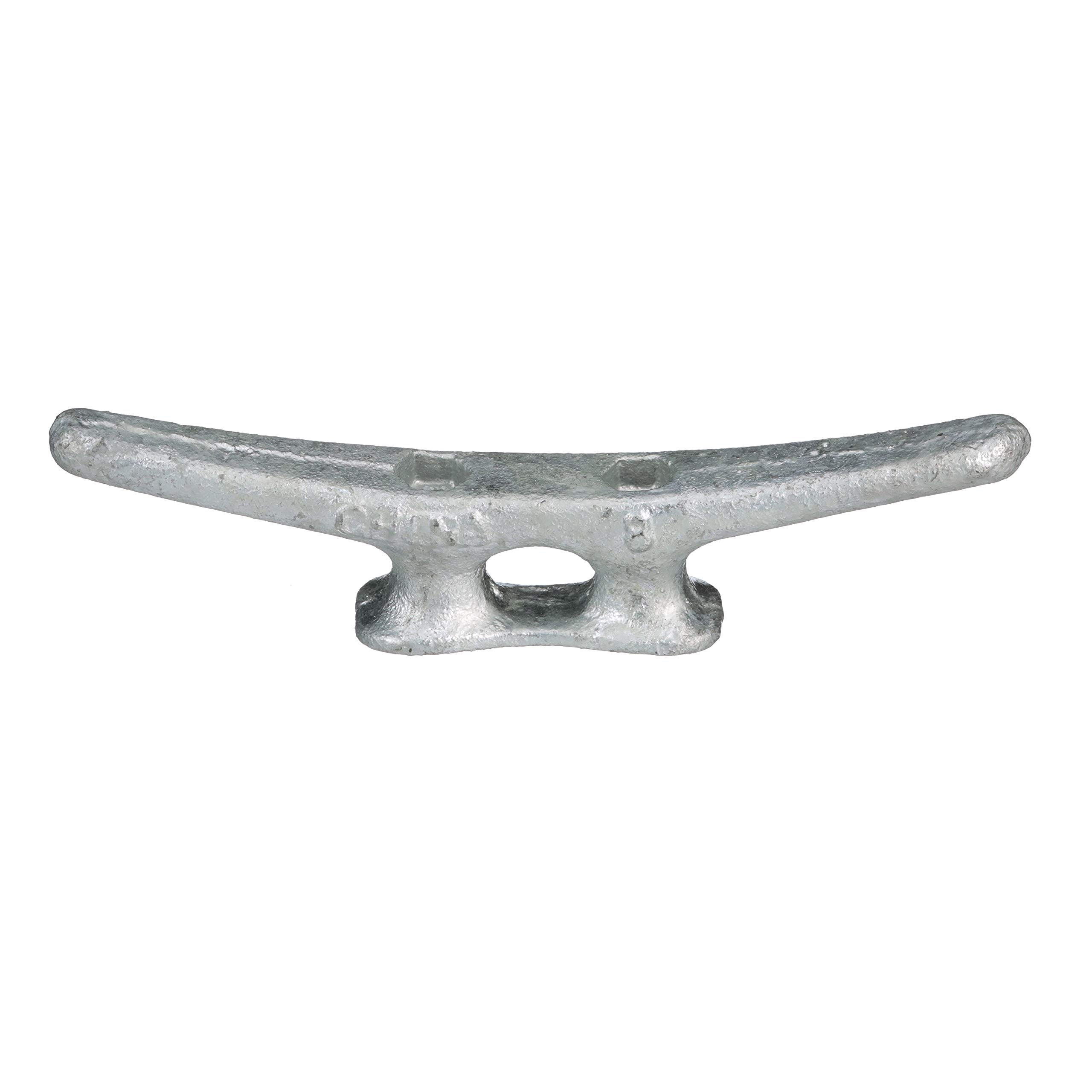 Seachoice Açık Taban Dock Cleat, Galvanizli Gri Demir, 8 In.