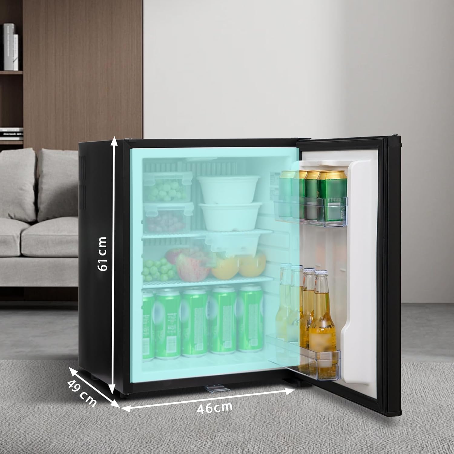 Refrigeratore Camper 12 V 51 L Black - Dettaglio