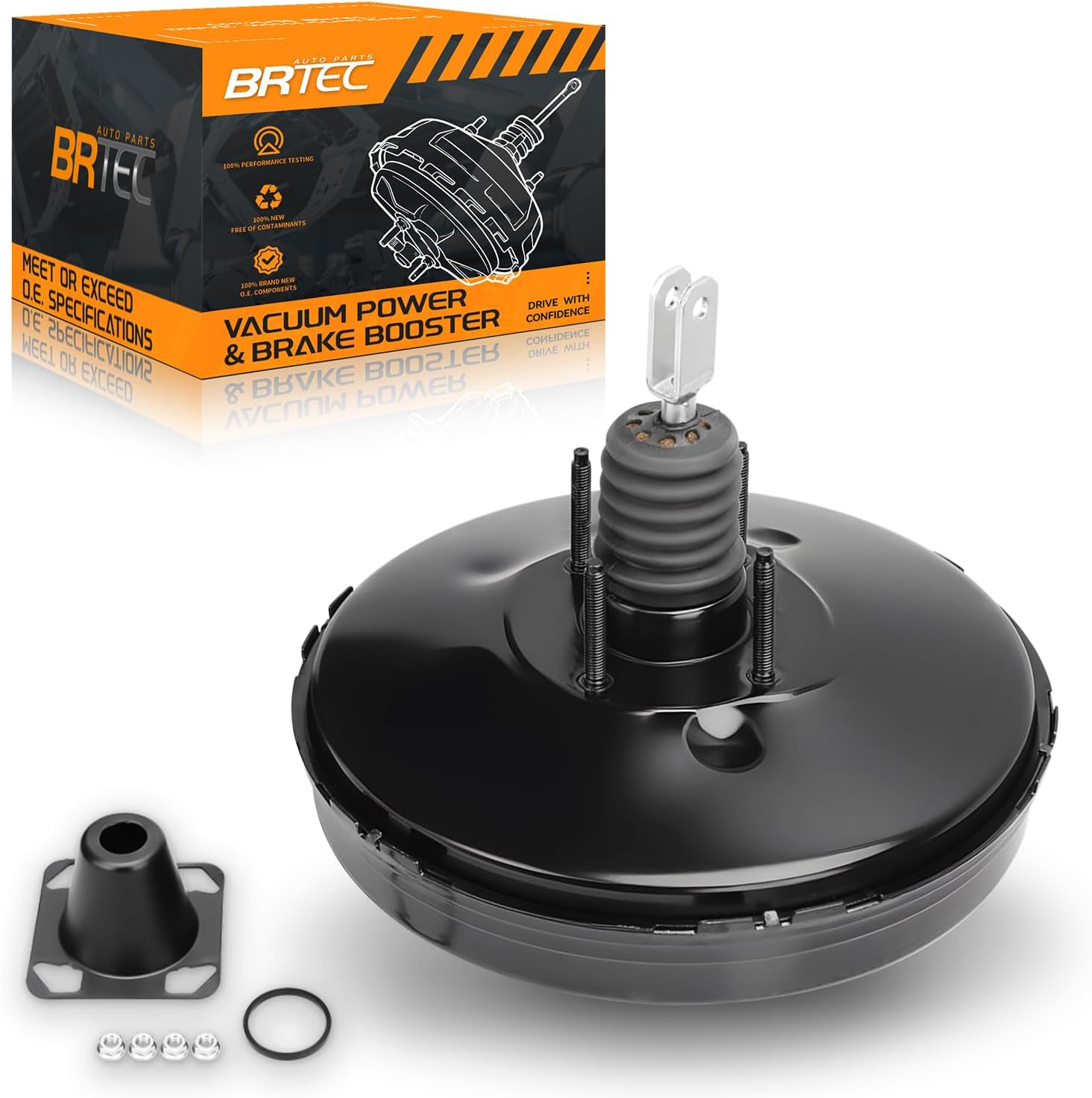 54-74232 Vacuum Power Brake Booster Compatible with Mazda CX-9 2007-2016; Ford Edge Lincoln MKX 2007 2008 2009 2010