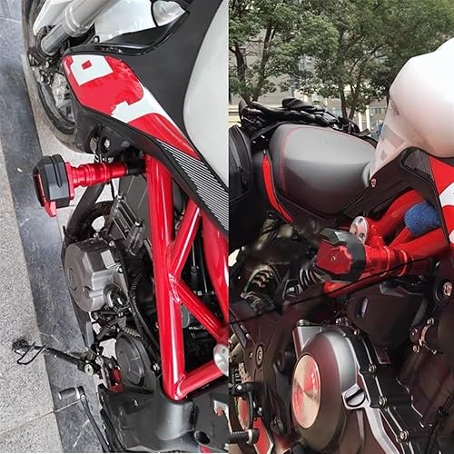 Miniatura 3 de with Logo Motorcycle Falling Protection Frame Slider Fairing Guard Anti Crash Pad for MT-03 MT03 MT 03 2015 2018 Regulator (Color  Silver)