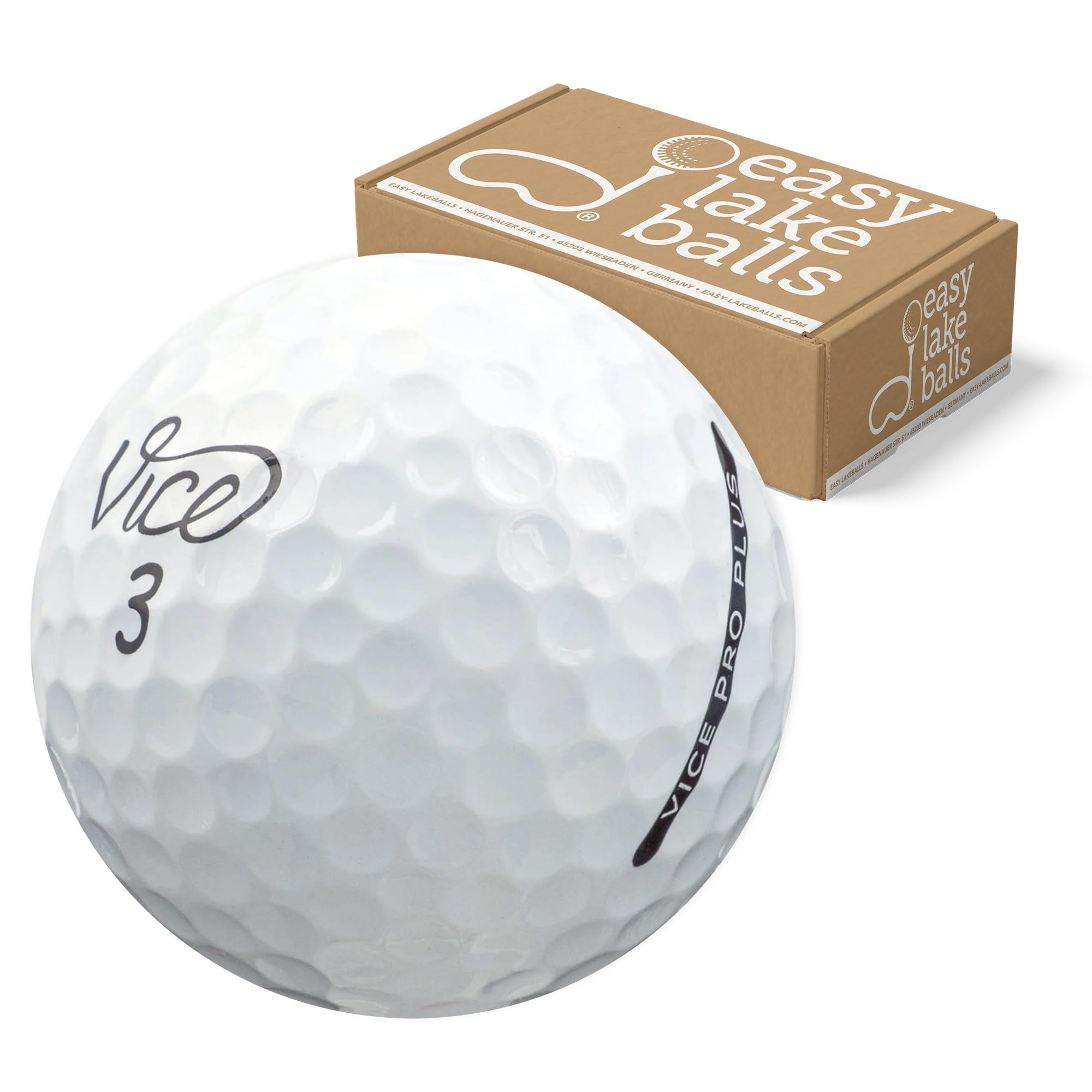 50 VICE PRO Plus LAKEBALLS/GOLFBÄLLE - QUALITÄT AAAA/AAA