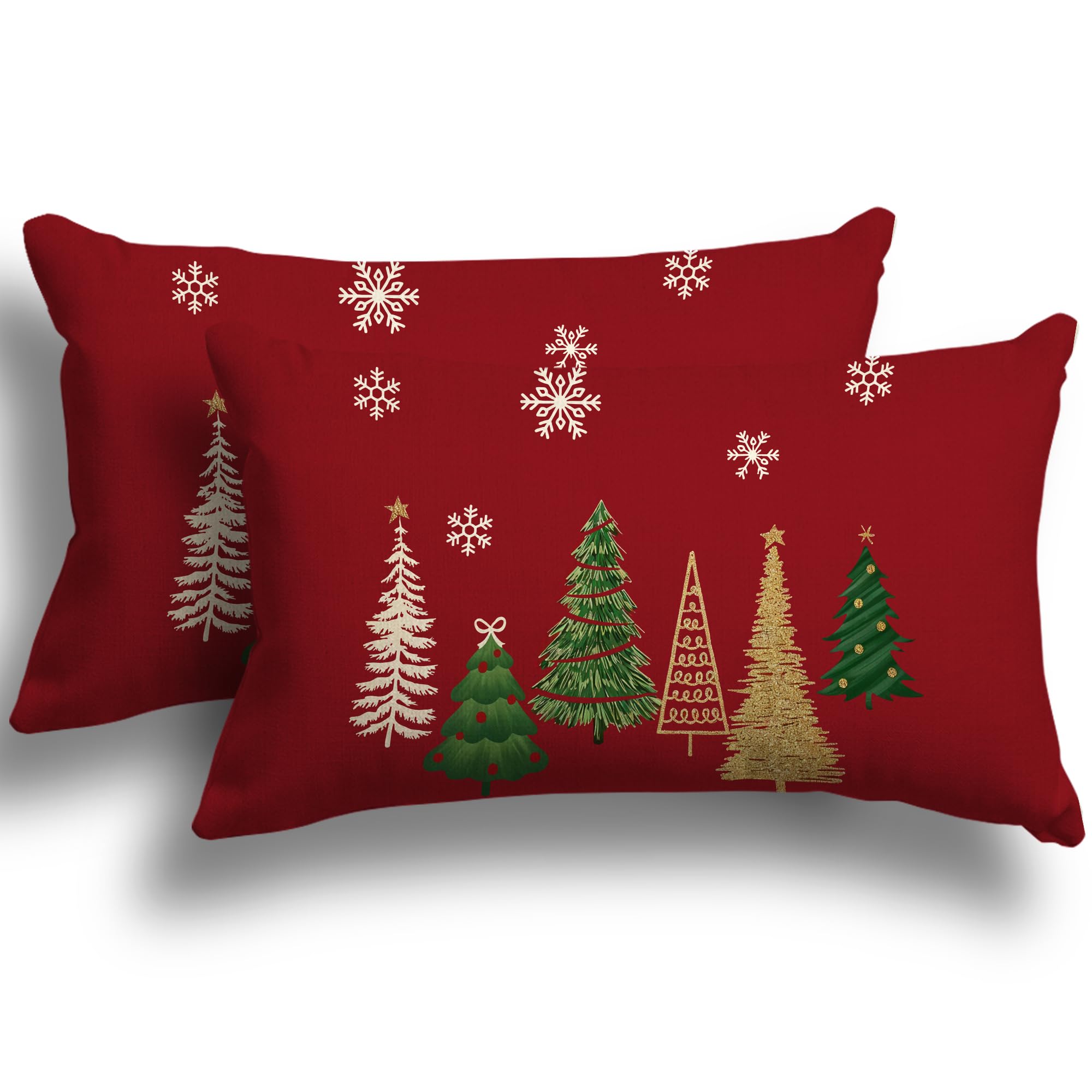 ZWJD Christmas Decor Christmas Cushion Covers 30x50 cm