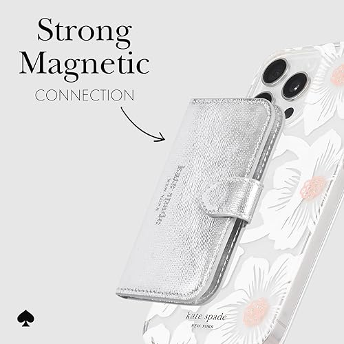 Miniatura 21 de kate spade new york Cartera magnética/tarjetero - Compatible con teléfonos y fundas MagSafe - Pale Dogwood cornejo pálido