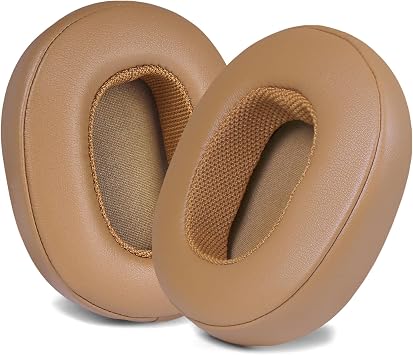 Replacement Ear Pads for Skullcandy Crusher Evo/Hesh ANC/Evo - Brown | for Skullcandy Crusher Wireless/ANC/Evo, Hesh 3/ANC/Evo, Venue ANC Headphone Leather Cushions, Headset Earpads, Ear Cover