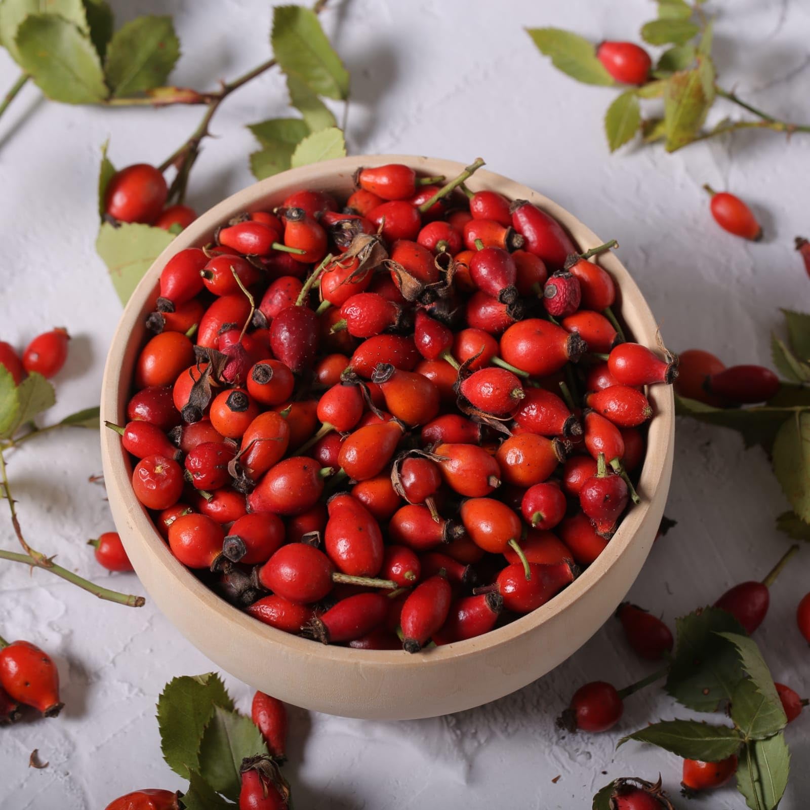 Hagebutten ganz getrocknet 10kg | naturreine, ganze Hagebutten ohne Zusatzstoffe | ideal zur Herstellung von Marmelade und Tee | auch für Pferde und Hunde geeignet | vom Achterhof