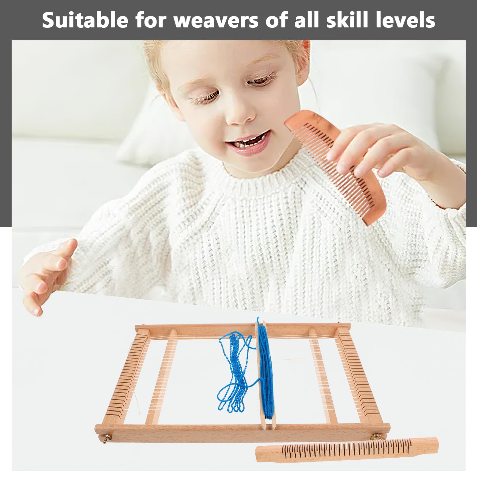 DOITOOL Telar De Madera Pequeño Para Bricolaje Marco De Novedoso Principiantes Suministros De Creativo Para Manualidades Casa