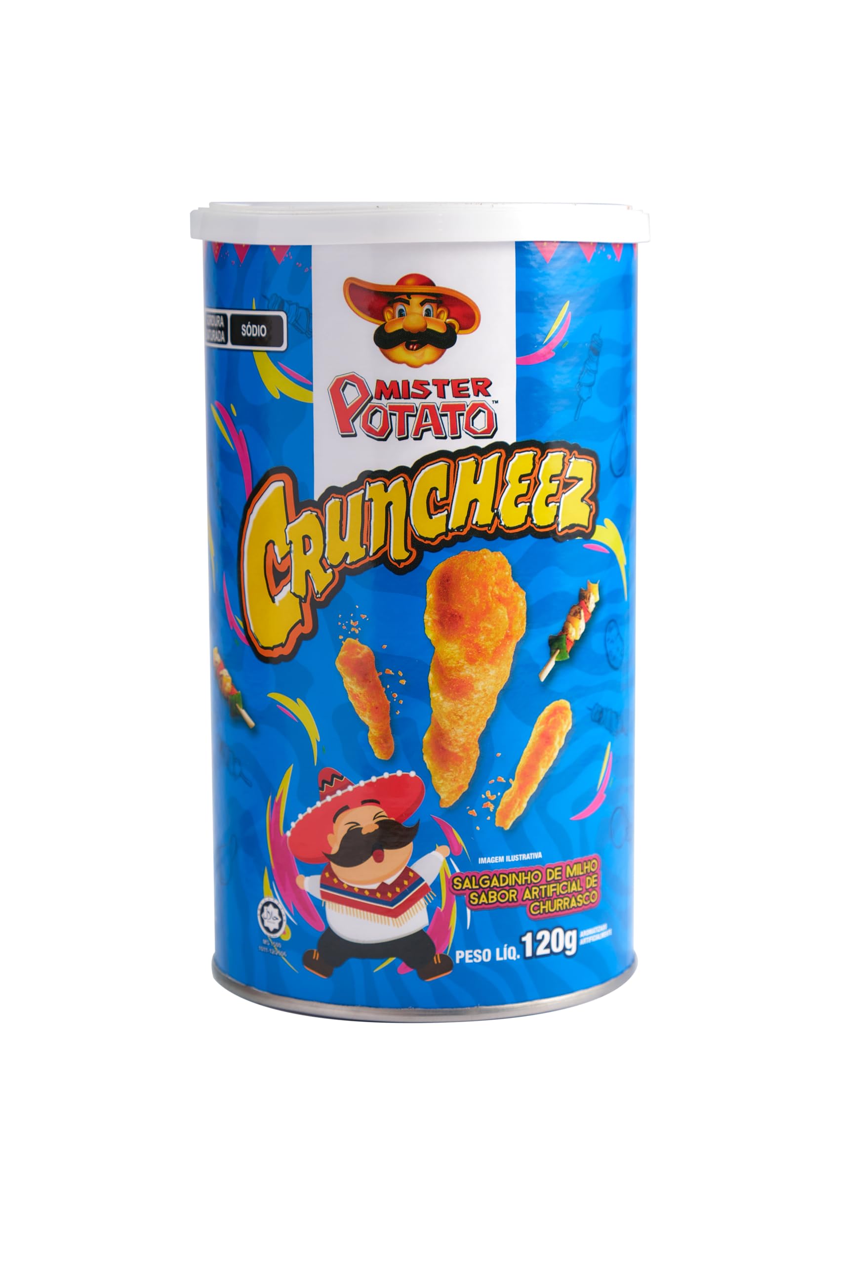 SALGADINHO CHURRASCO MISTER POTATO 120G | Amazon.com.br
