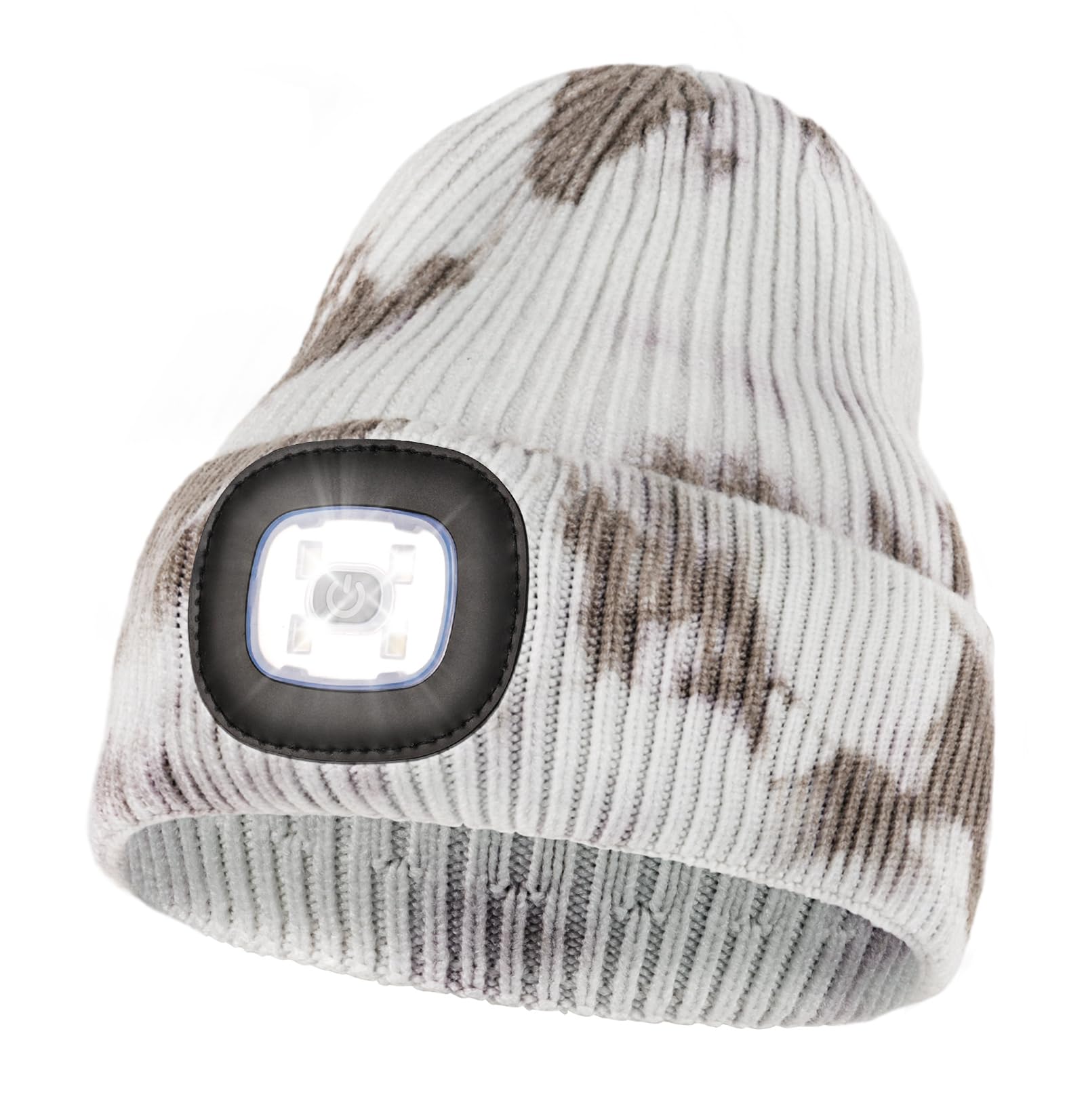 MELASA Unisex Beanie with The Light Hands Free Winter Beanie Gifts for Men