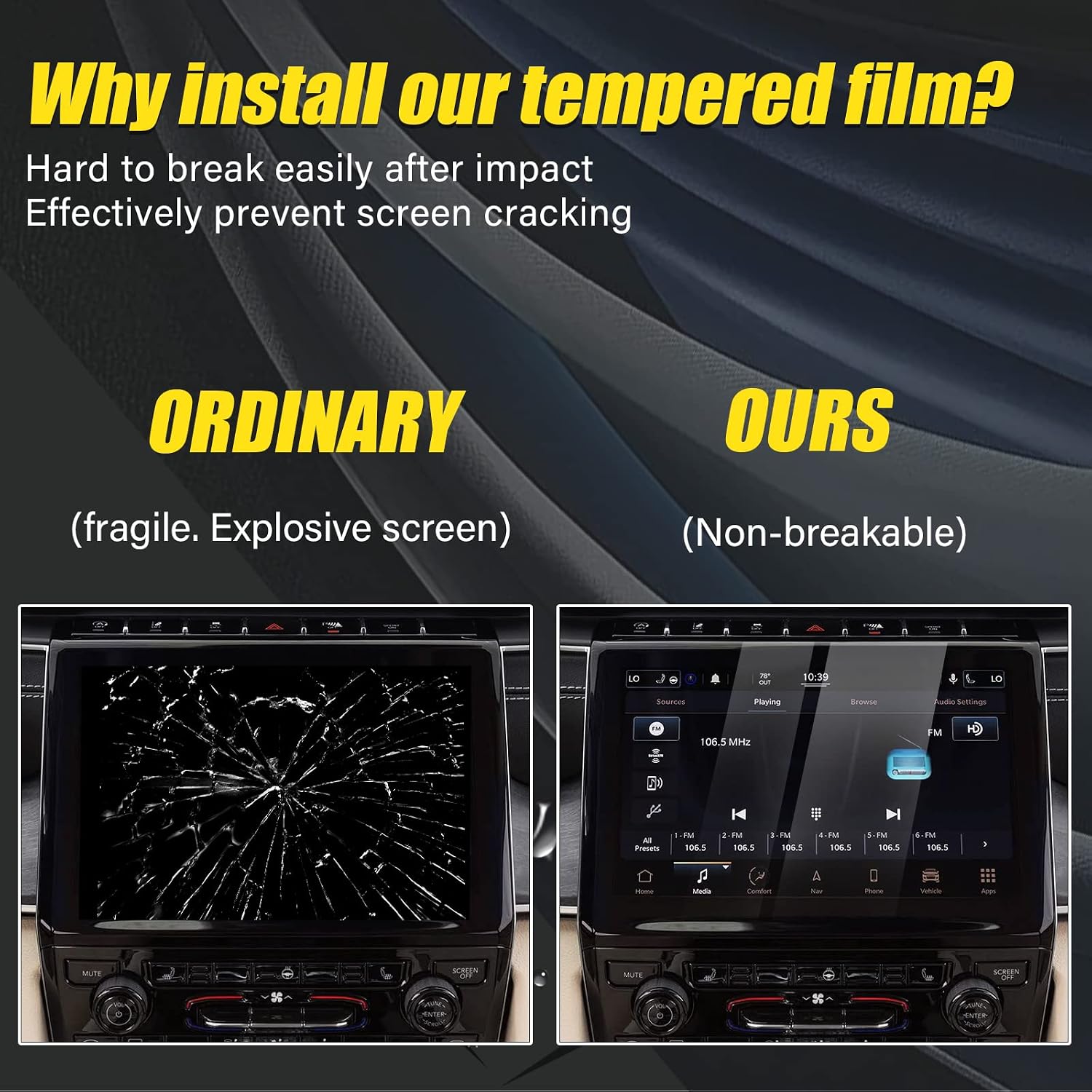 screen protector for jeep grand cherokee l 2021 2022 2023 10 1 inch navigation display touchscreen protective film 9h gps screen protector foil