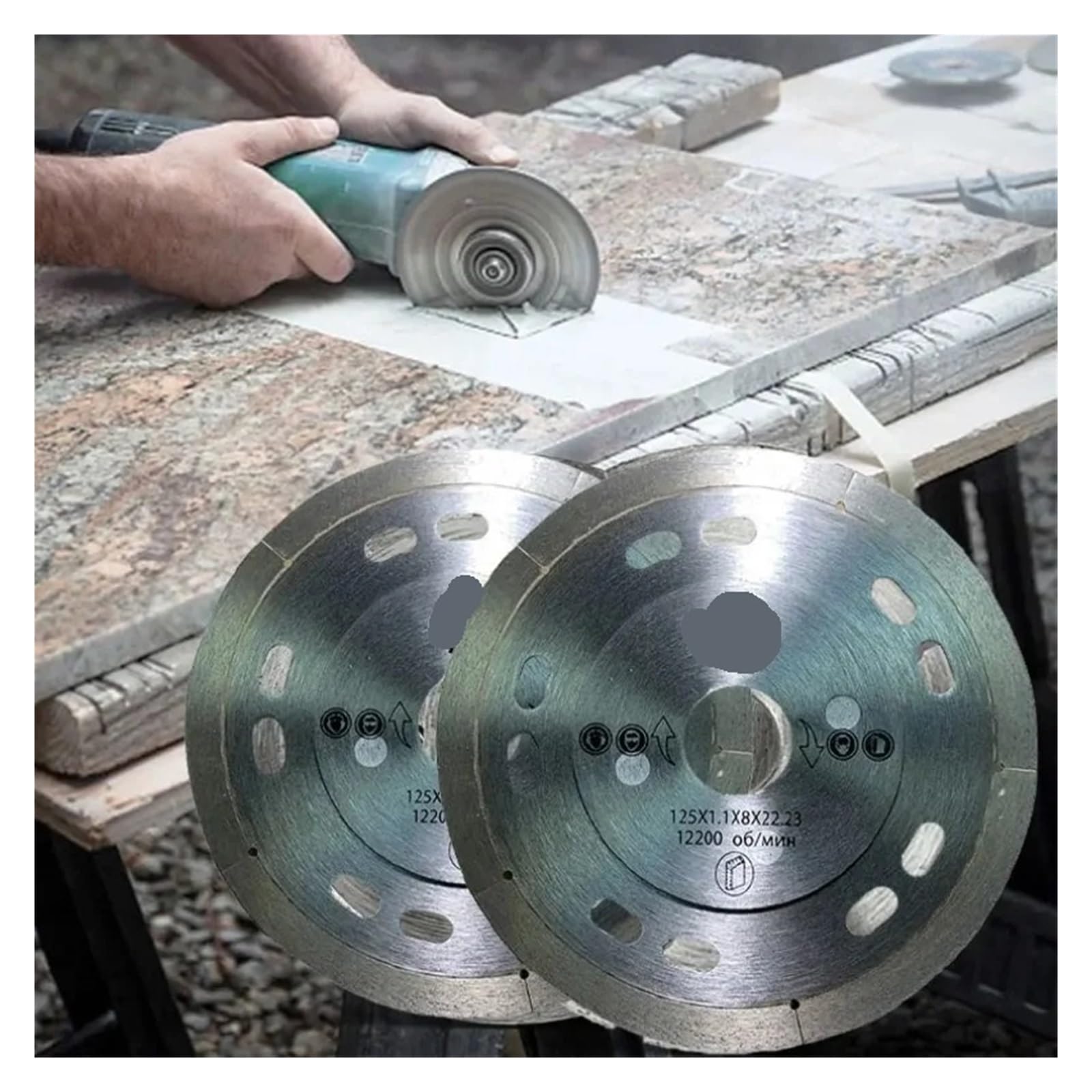 Diamentowa tarcza tnąca, Diamentowa tarcza tnąca 125 mm do płytek kamiennych