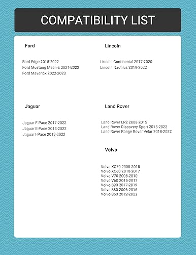 Miniatura 3 de Espaciadores de rueda centrados de 0.591 in 5 x 108 (5 x 4.25) compatibles con Ford Mustang Mach-E Edge Maverick, compatible con Land Rover LR2