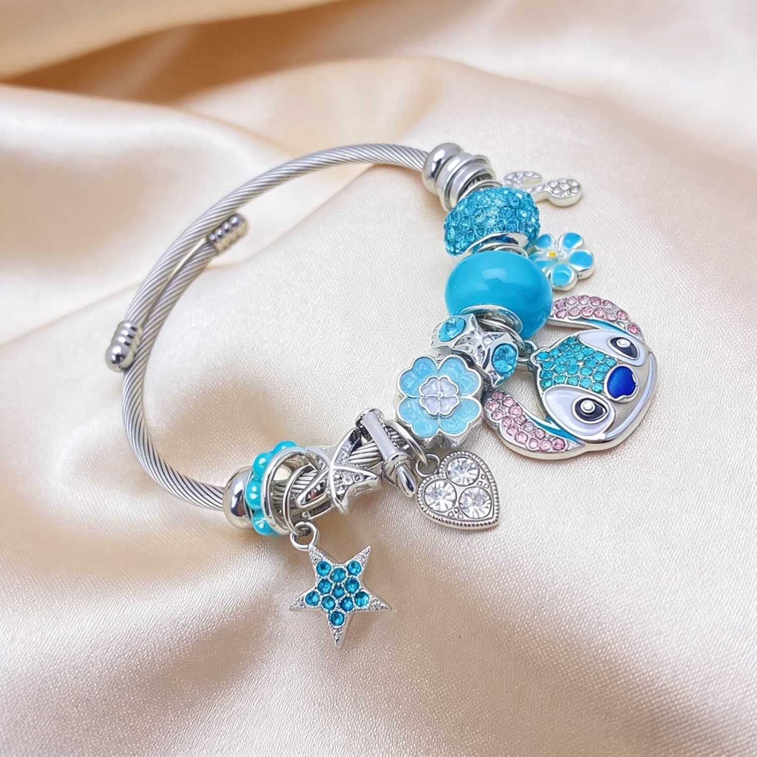 Cute Necklace Bangle Set for Women Gifts Trendy Stuff Jewelry Gifts For Women Sister Niece Daughter Granddaughter - Image 3