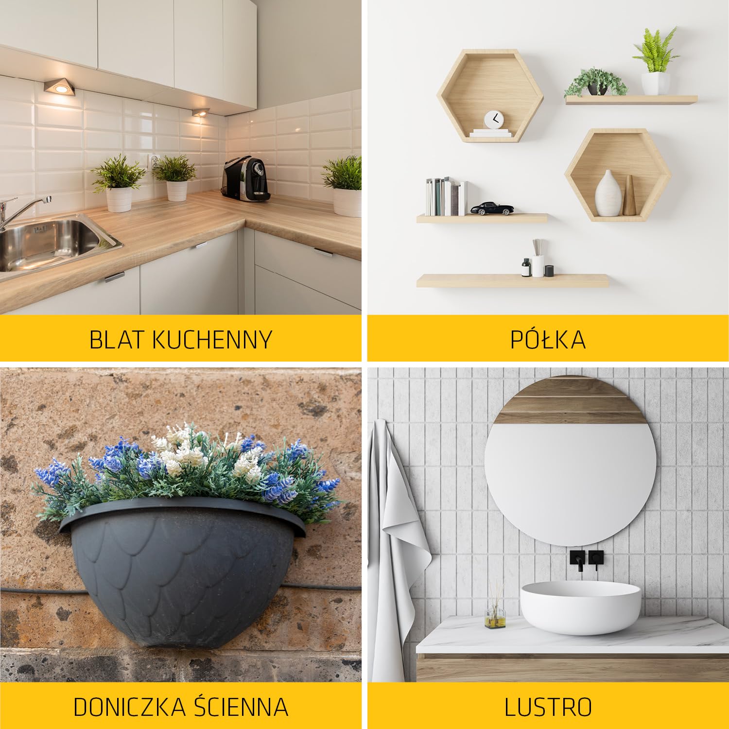 Sika - klej montażowy - bardzo wysoka przyczepność początkowa - Sikaflex-118 Extreme Grab do większości typowych podłoży budowlanych - biały - 290 ml