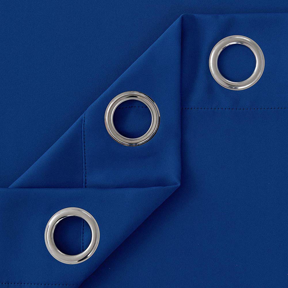 Rideau Fenetre 160x180cm(L x H), Rideau Chambre, Isolant Thermique Installation Facile Anti Moisissure Antibactérien, pour Chambre Salon - Bleu