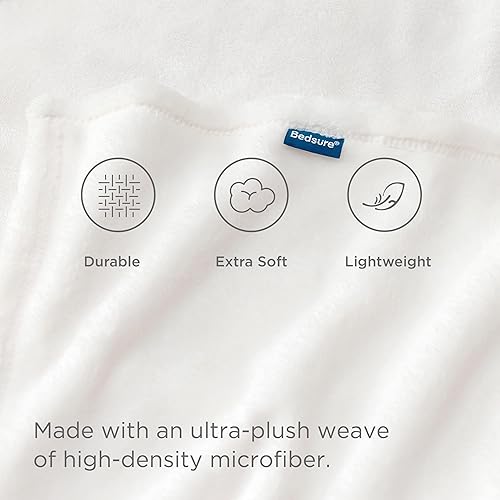 Miniatura 3 de Bedsure Combo de manta de forro polar – Manta de forro polar King para sofá y manta decorativa King para cama – Mantas súper suaves y acogedoras