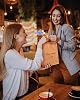 BESCOST Paper Bags Pack of 40 Gift Bags Kraft Paper Bags with Handle 21 x 27 x 11 cm Gift Bags for Shopping Packaging 130 g/m² Brown