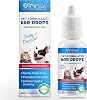 Ear drops for Dogs,60ML Cat & Dog Dog Ear Cleane,Cat & Dog Ear Infection Treatment Drops, Soothes Itchy & Wax Build Up, Ear Odor, Stop Head Shaking