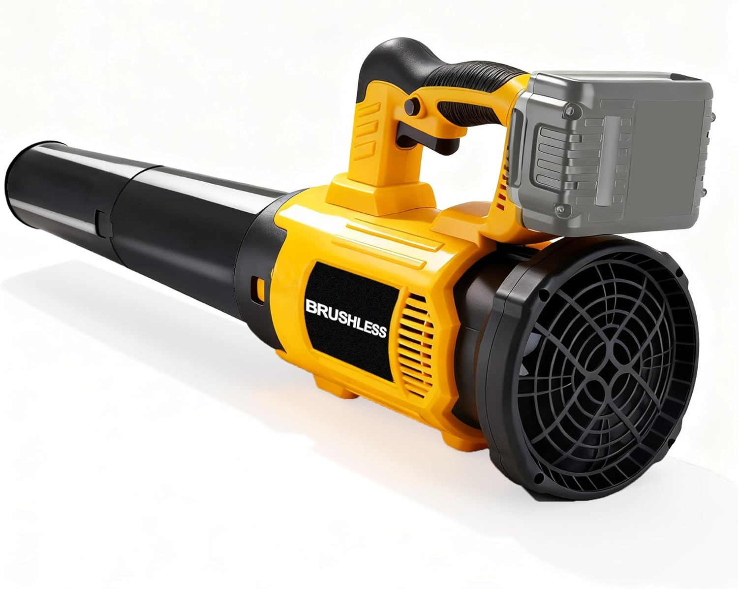 Brushless Cordless Leaf Blower for Dewalt 20V Battery 650CFM Electric Handheld Leaf Blower Built-in Protection Device, Variable Speed, Turbo Mode, for Driveway Lawn Care, Yard, Snow(Tool ONLY)
