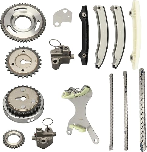 Miniatura 2 de MAYASAF Kit de cadena de distribución del motor para Dodge Dakota (Durango) 2004-07Nitro 2007Ram 1500 2005-07, para Jeep Commander 2006-10Grand
