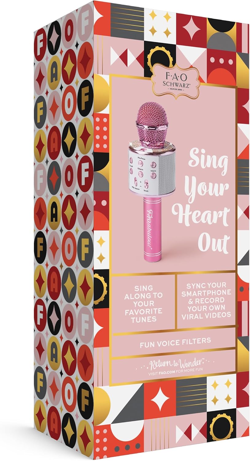 FAO Schwarz® Bluetooth® Karaoke Microphone with Vocal Effects